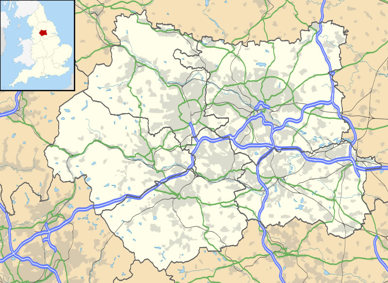 map of Bradford