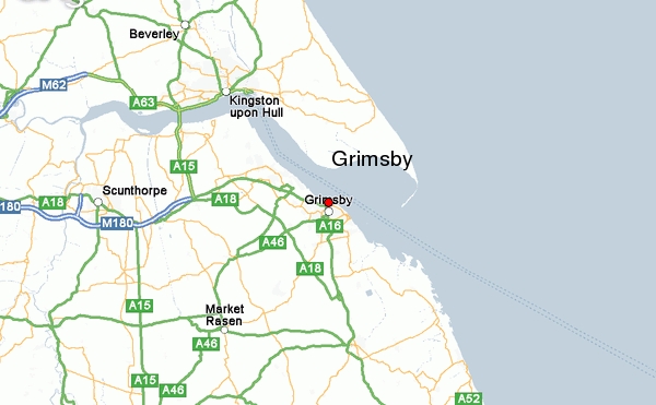 map of grimsby