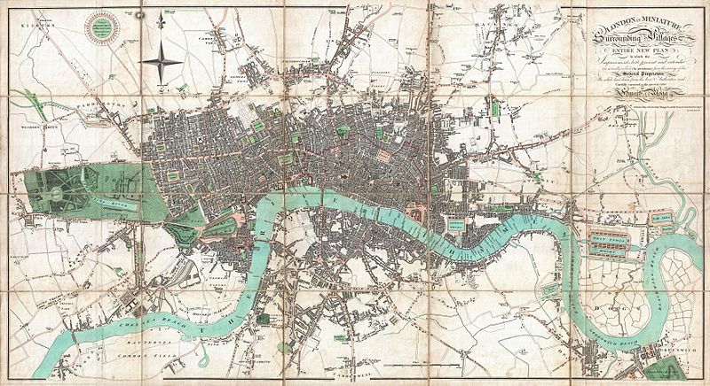 london map 1806