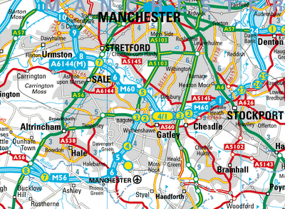 road map of manchester