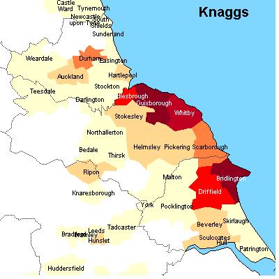Middlesbrough Knaggs map