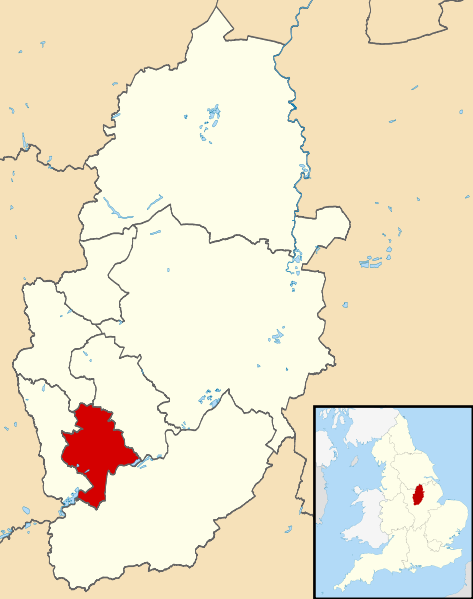 map of Nottingham
