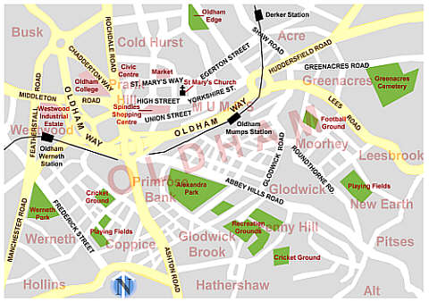 olham street map