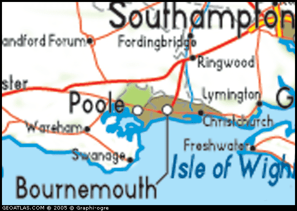 area map of poole