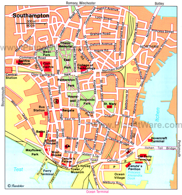 southampton map