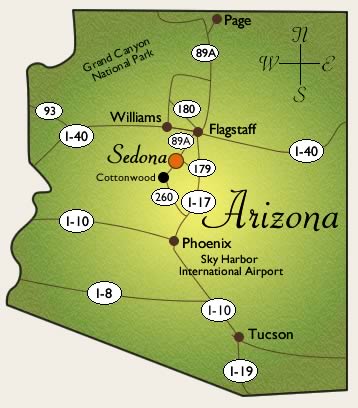 Arizona Map United States