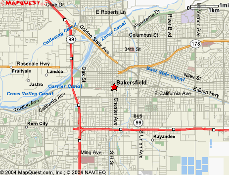 bakersfield avenue map