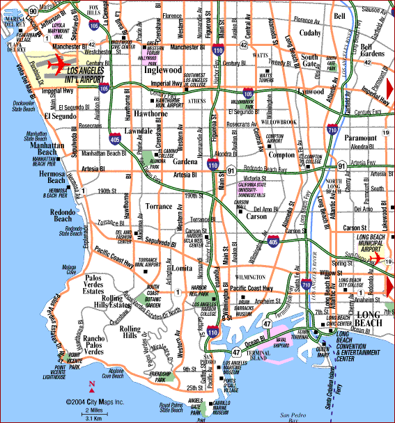 long beach rail map