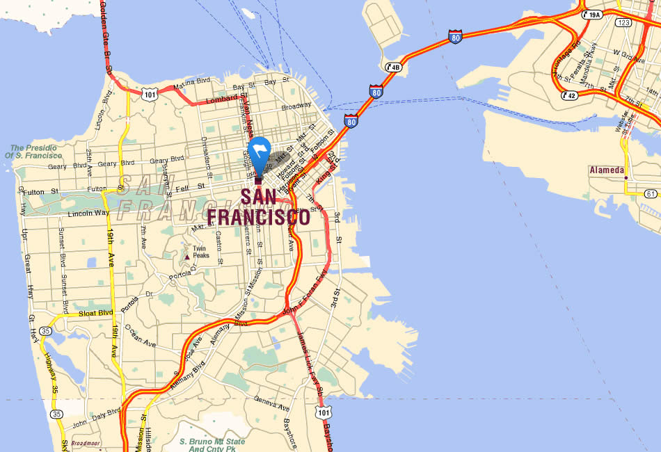 map of san francisco.