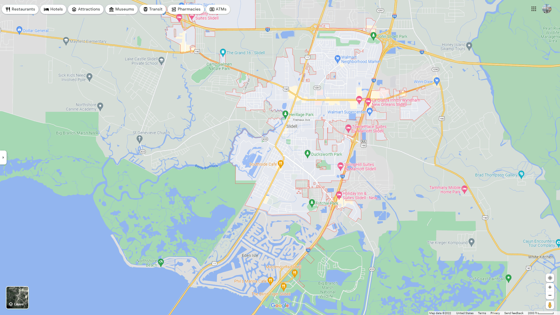 Slidell Louisiana Map Directions To Slidell Louisiana