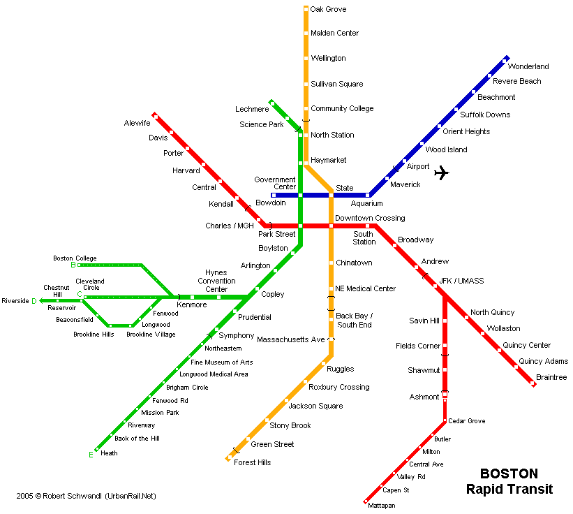 boston metro map