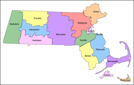 counties map of massachusetts