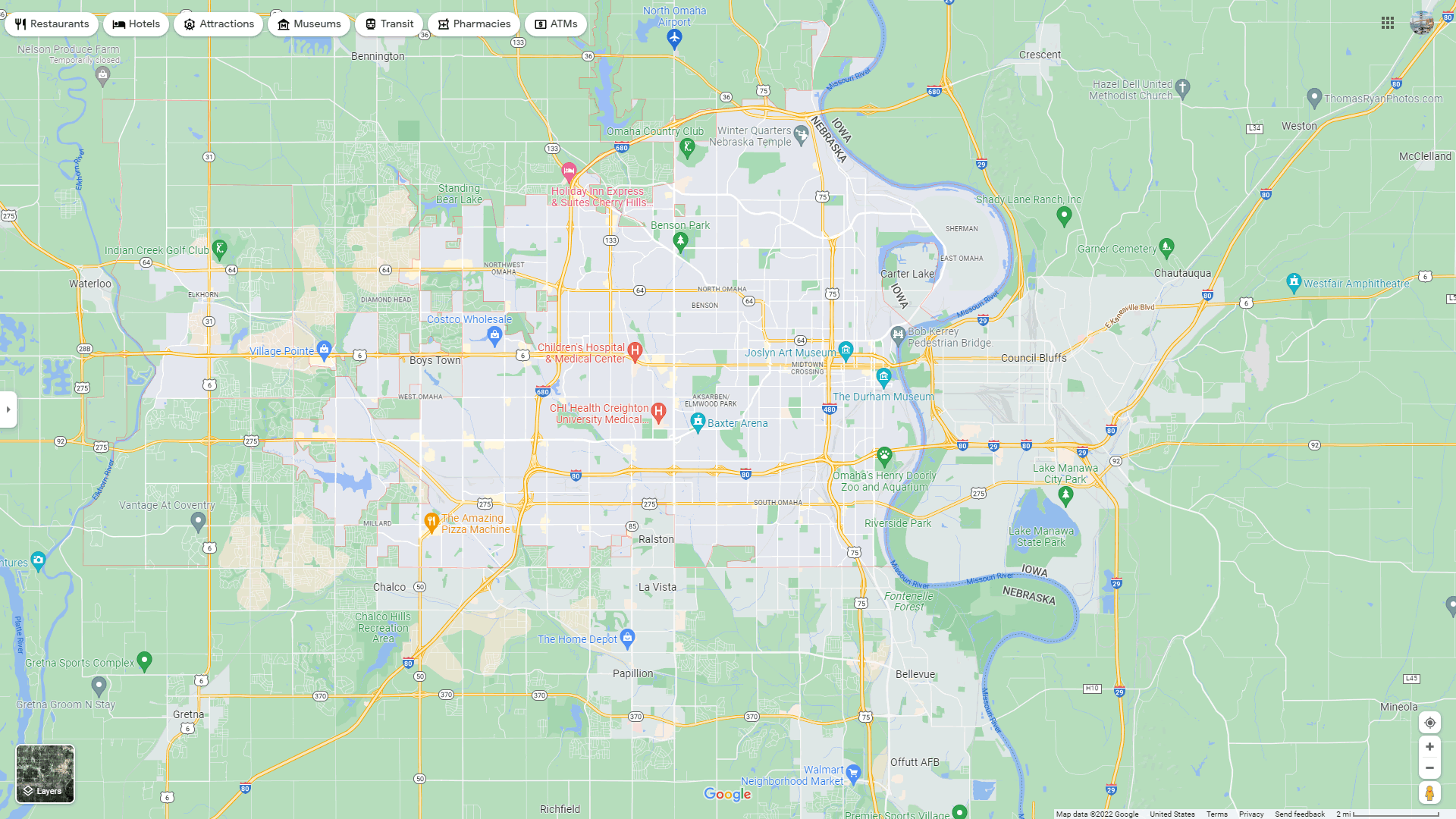 Omaha Nebraska Map - Omaha%20map 