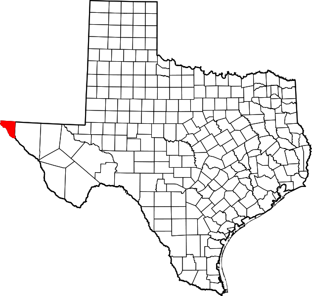el paso texas state map