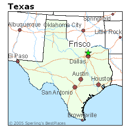 frisco map texas