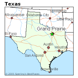 grand prairie texas map
