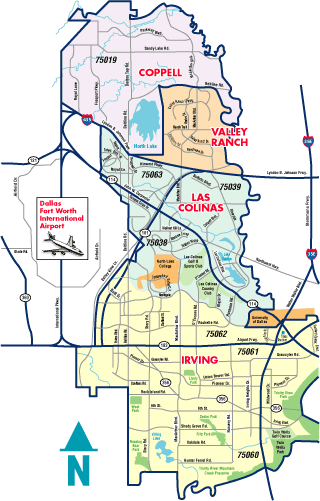 irving county map