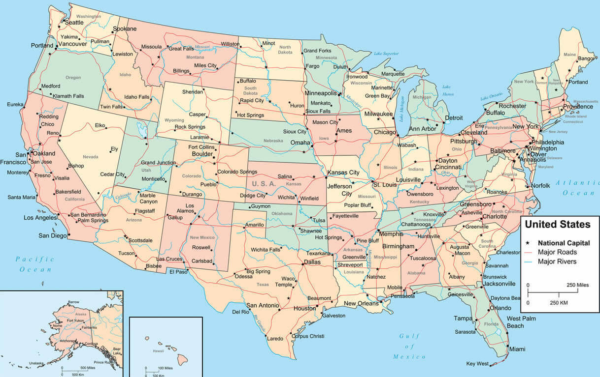 Map Usa