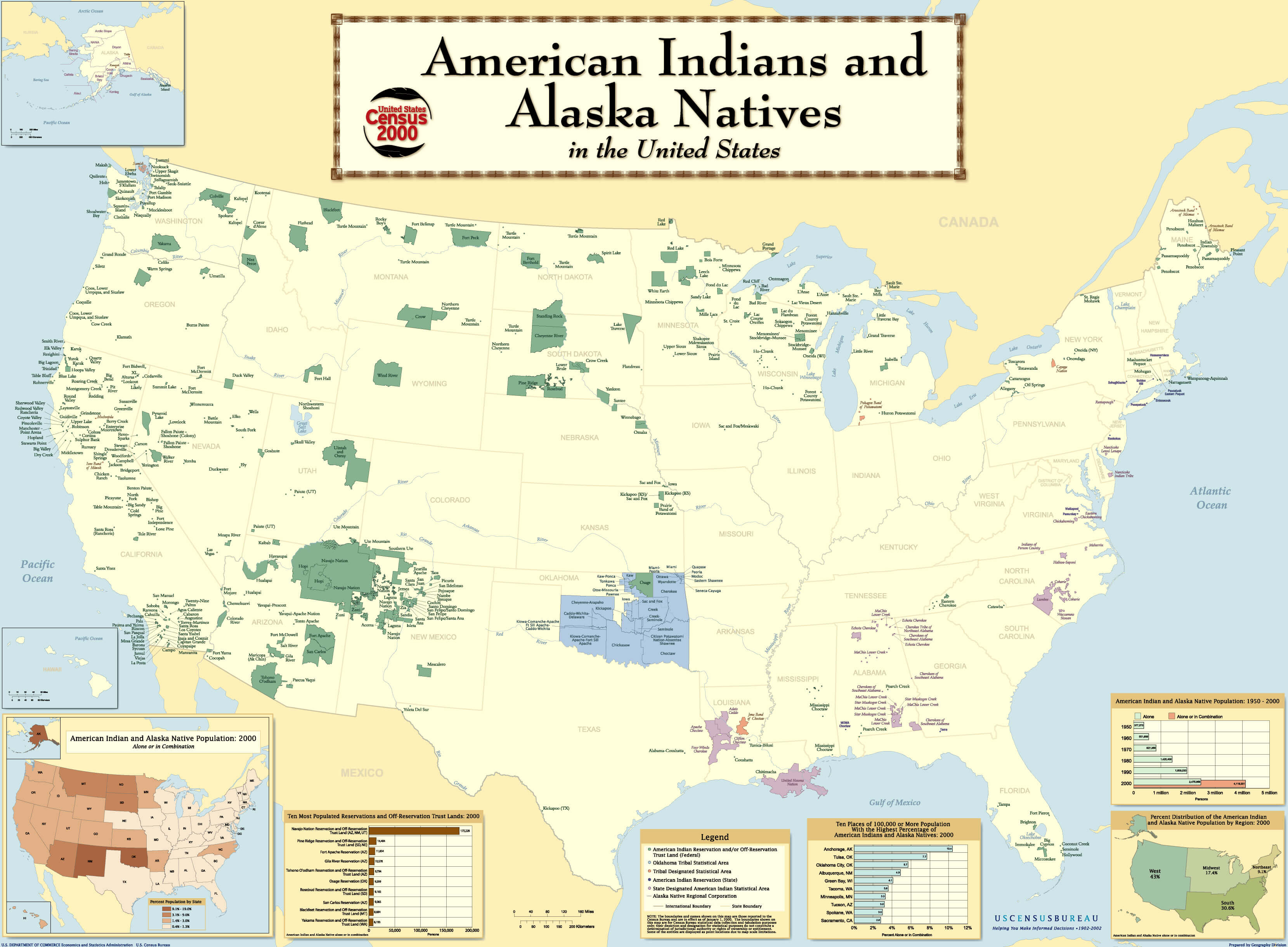 united states indian tribes map