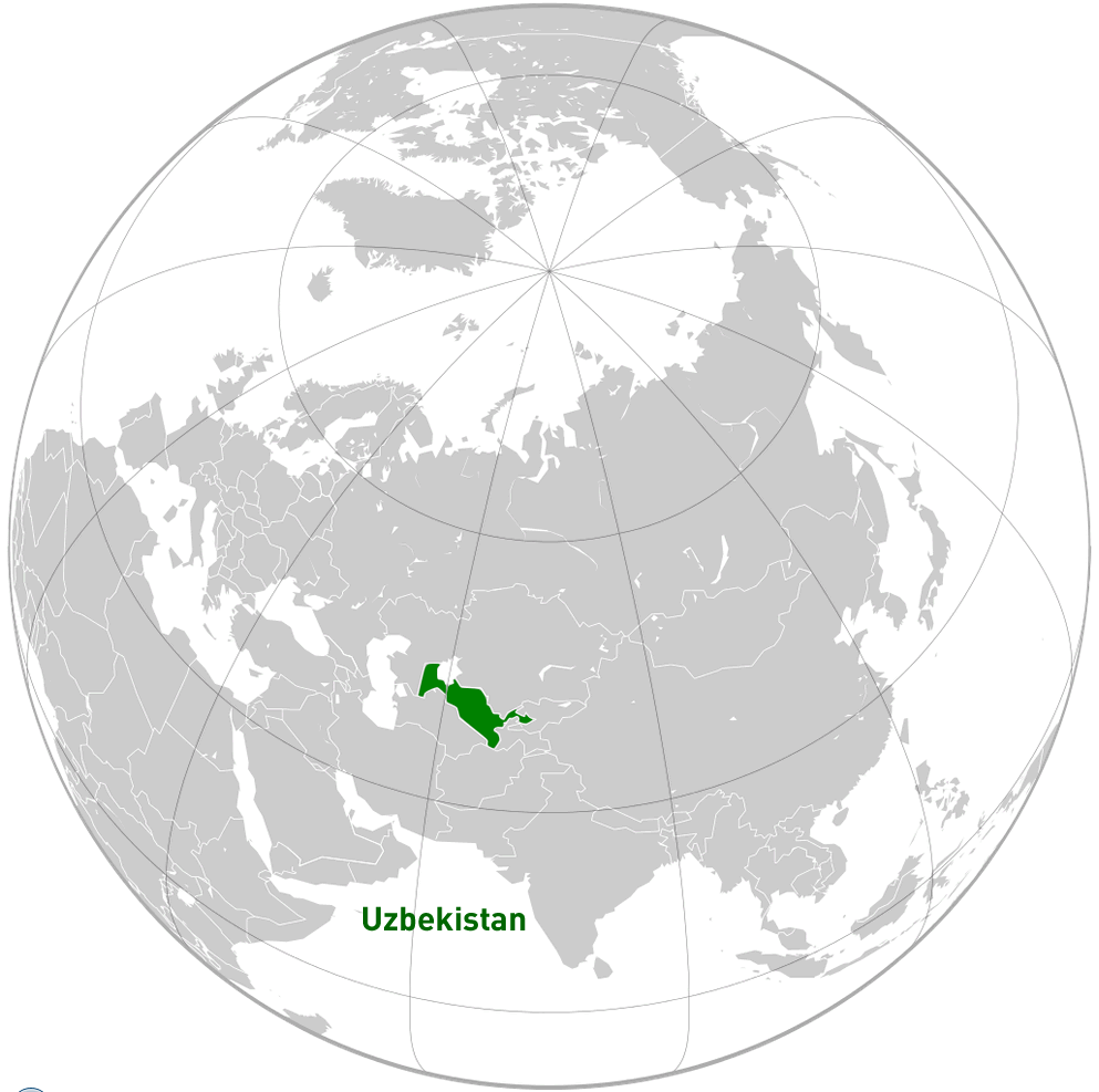 where is uzbekistan in the world