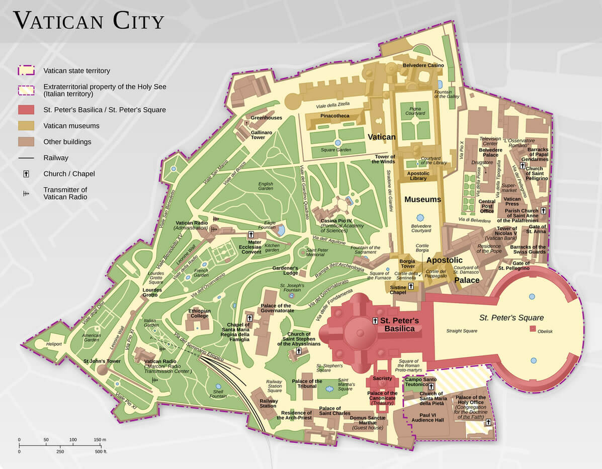 holy vatican city plan