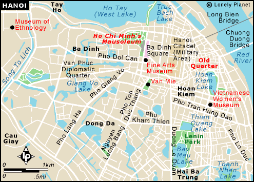 hanoi city center map