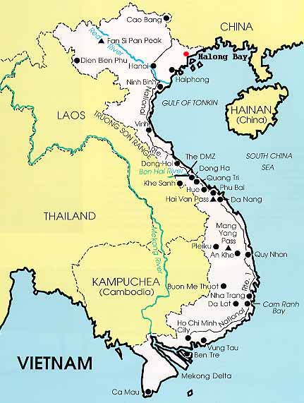 map vietnam