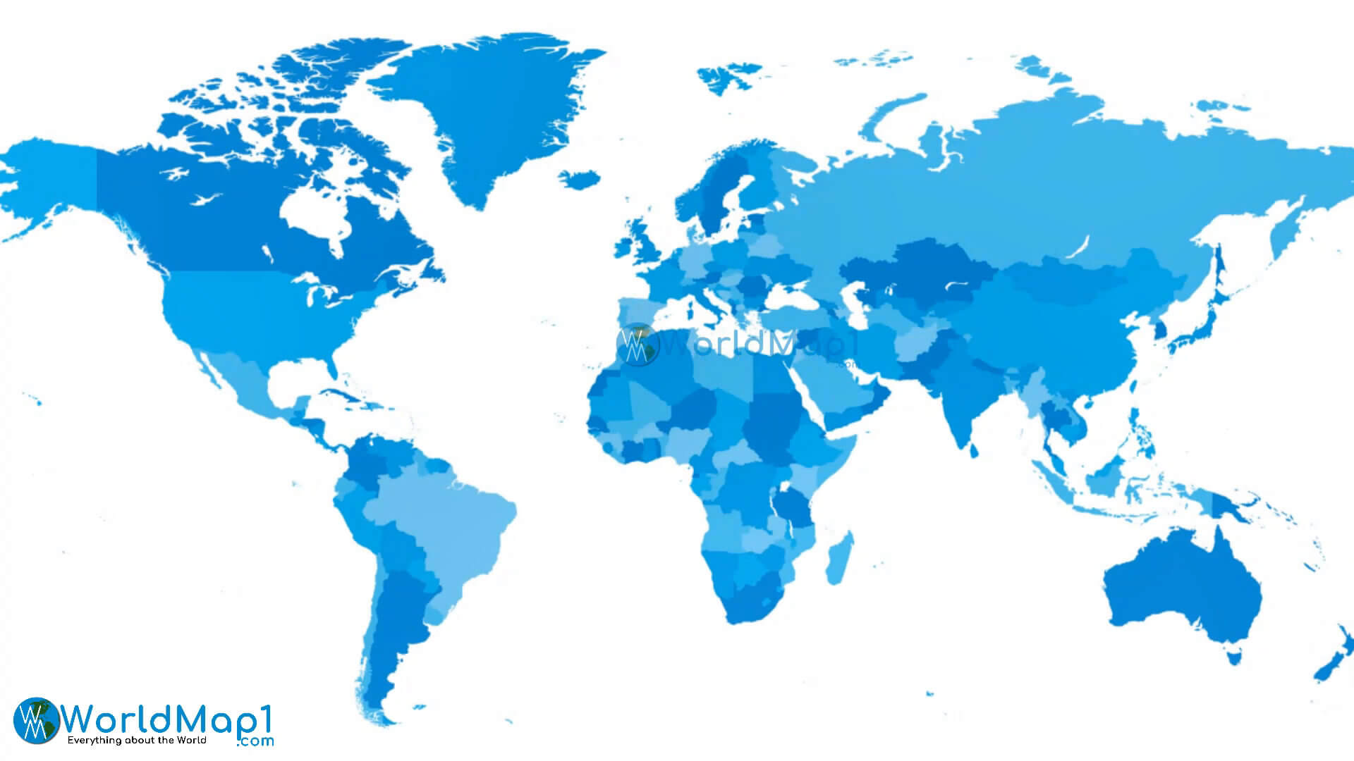 World Map and Countries Map - Blue%20Blank%20Map%20of%20the%20World 