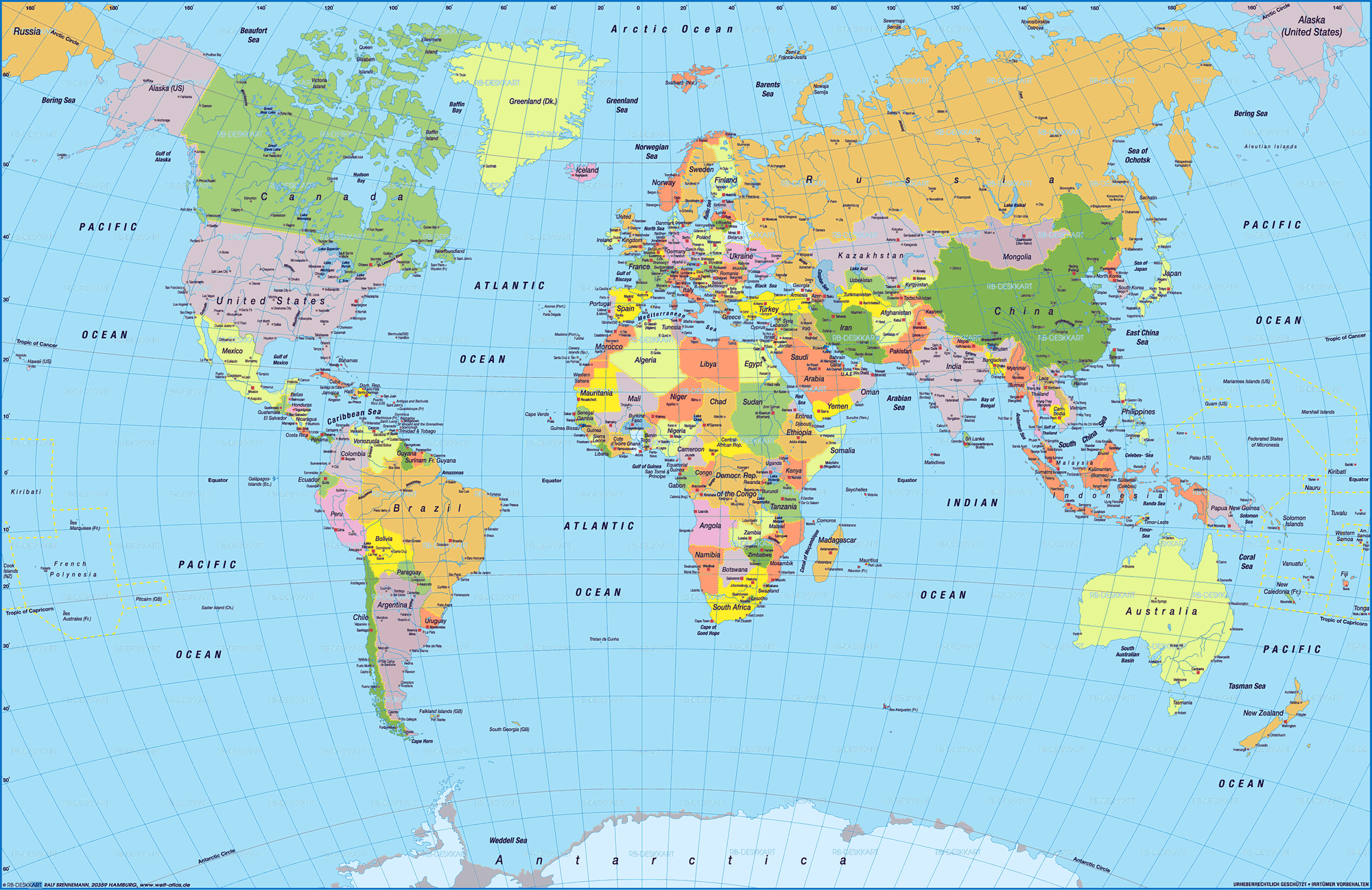 Discover The World Maps