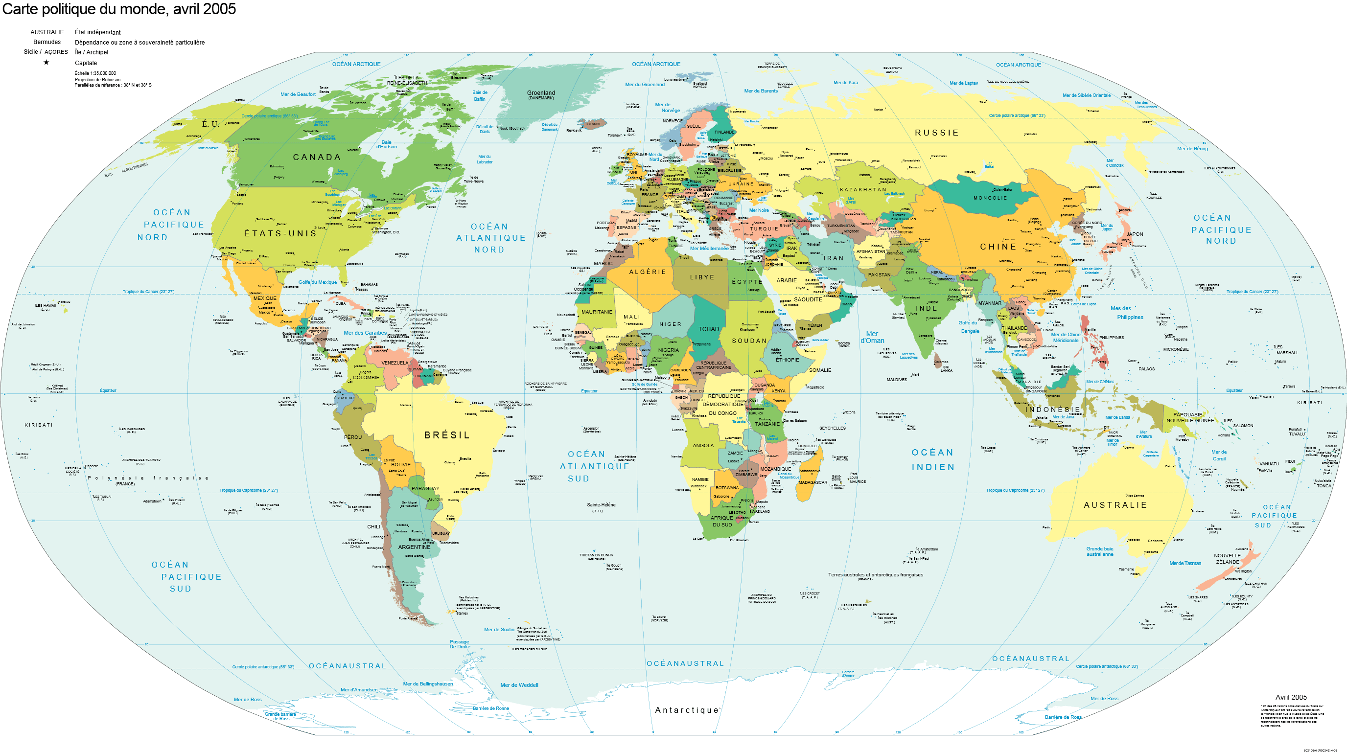 Political World Map