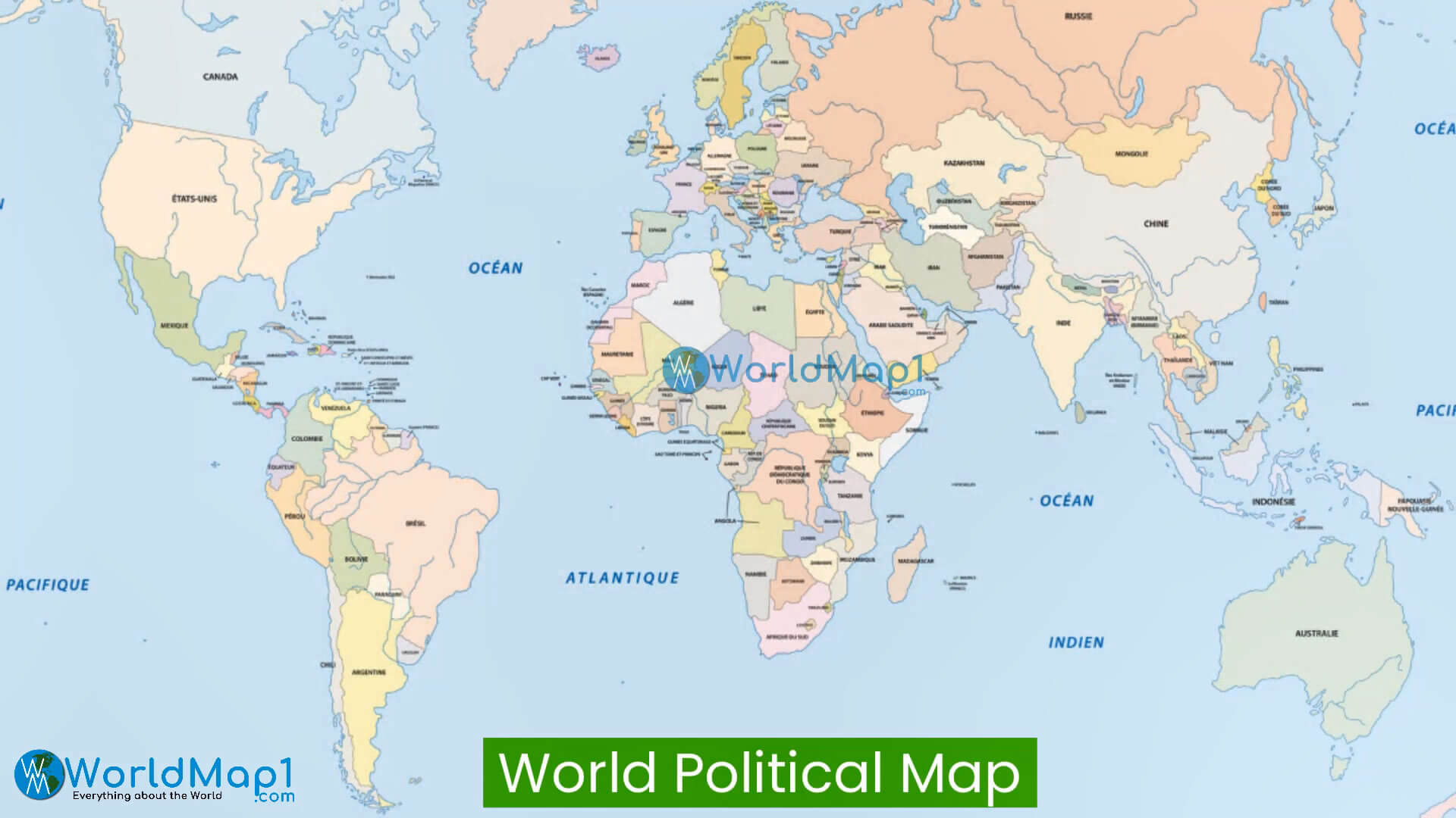 World Diplomatic Map