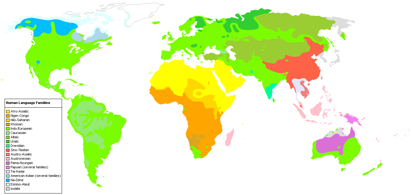 World Languages Map
