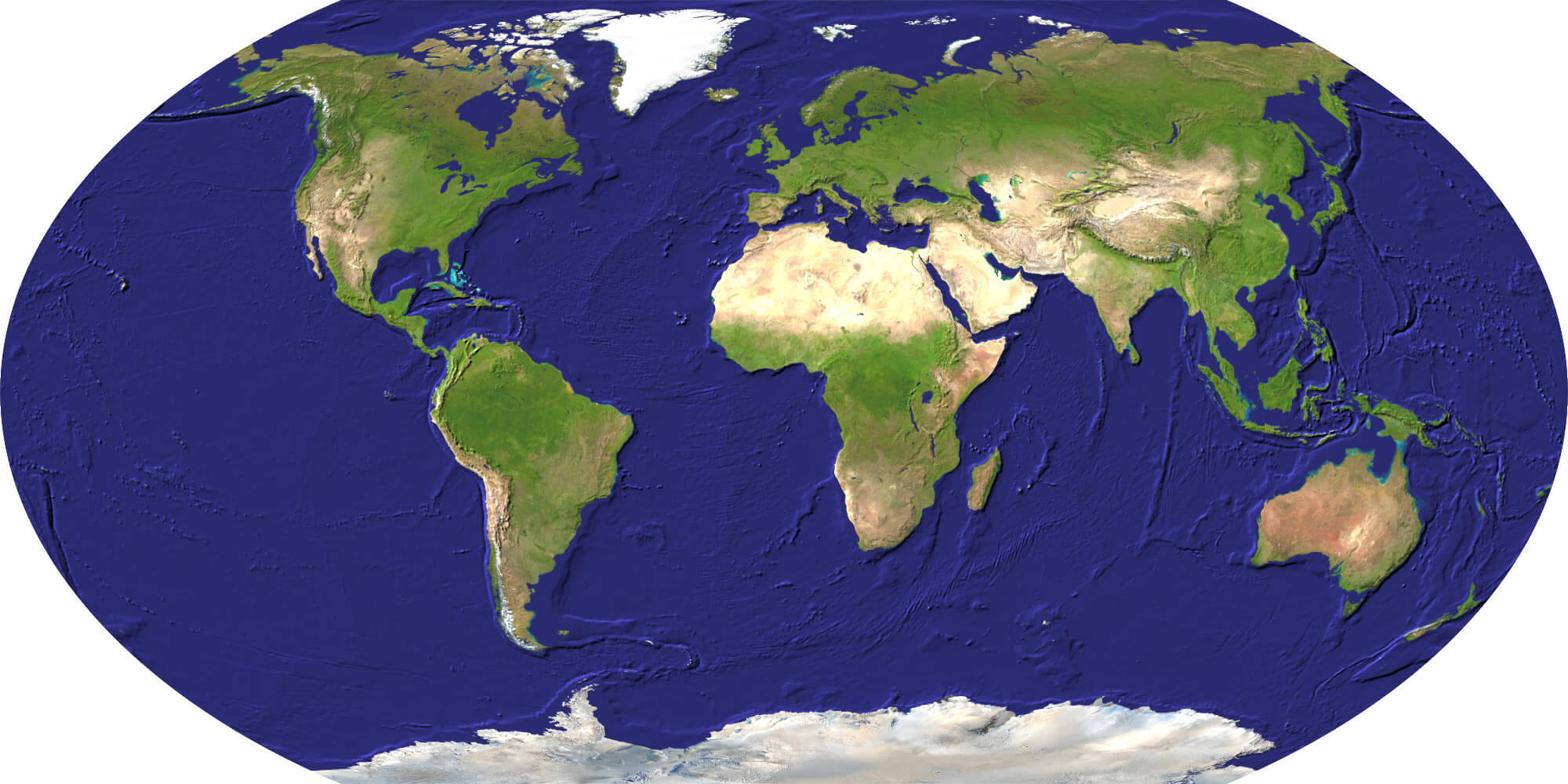 World Map 2000